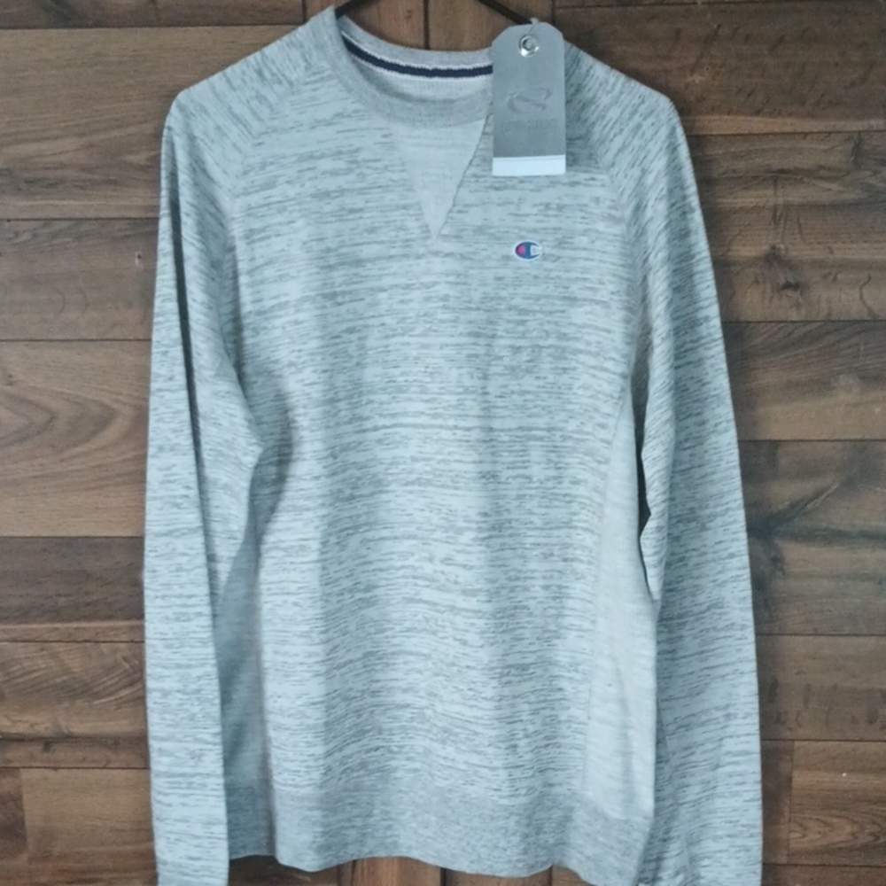 Champion Gray Long Sleeve Sweater